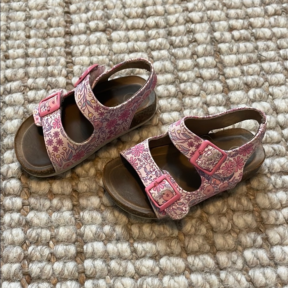 Cat & Jack Pink Floral Sandals